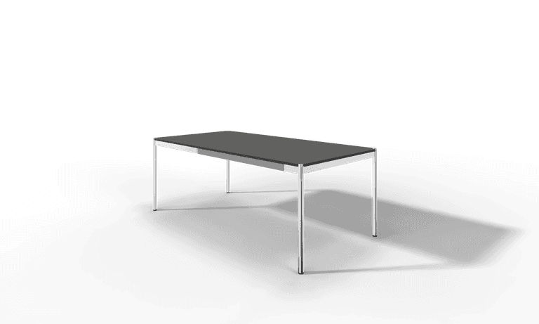 USM Haller Tisch, Tiefe 1000 mm, Linoleum beschichtet, aus 5 Farben wählbar, Tischlänge wählbar Produktbild