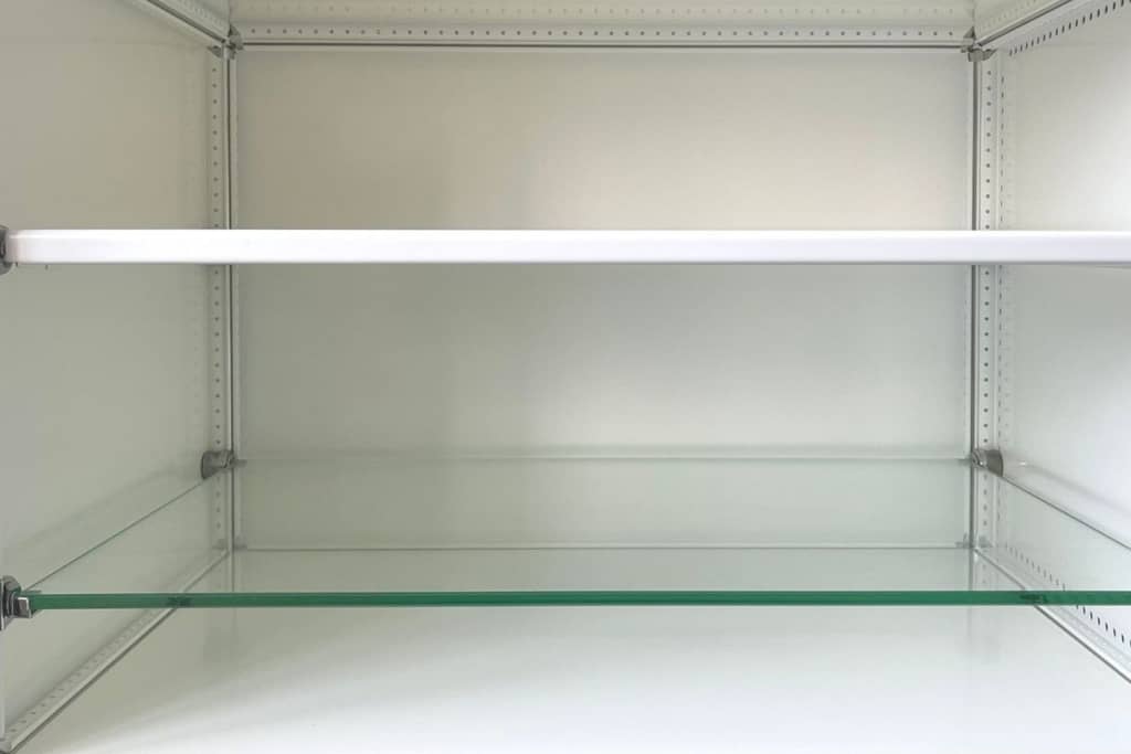 Zwischentablar Größe wählbar, wahlweise Metall oder Glas