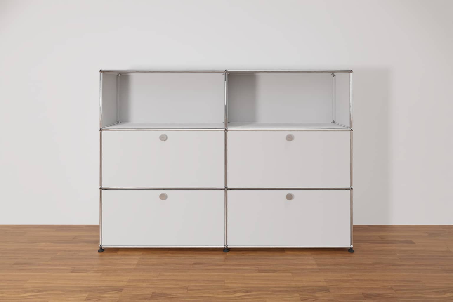 Original USM Haller Highboard mit 4 Klapptüren, Ausstellungsstück Produktbild
