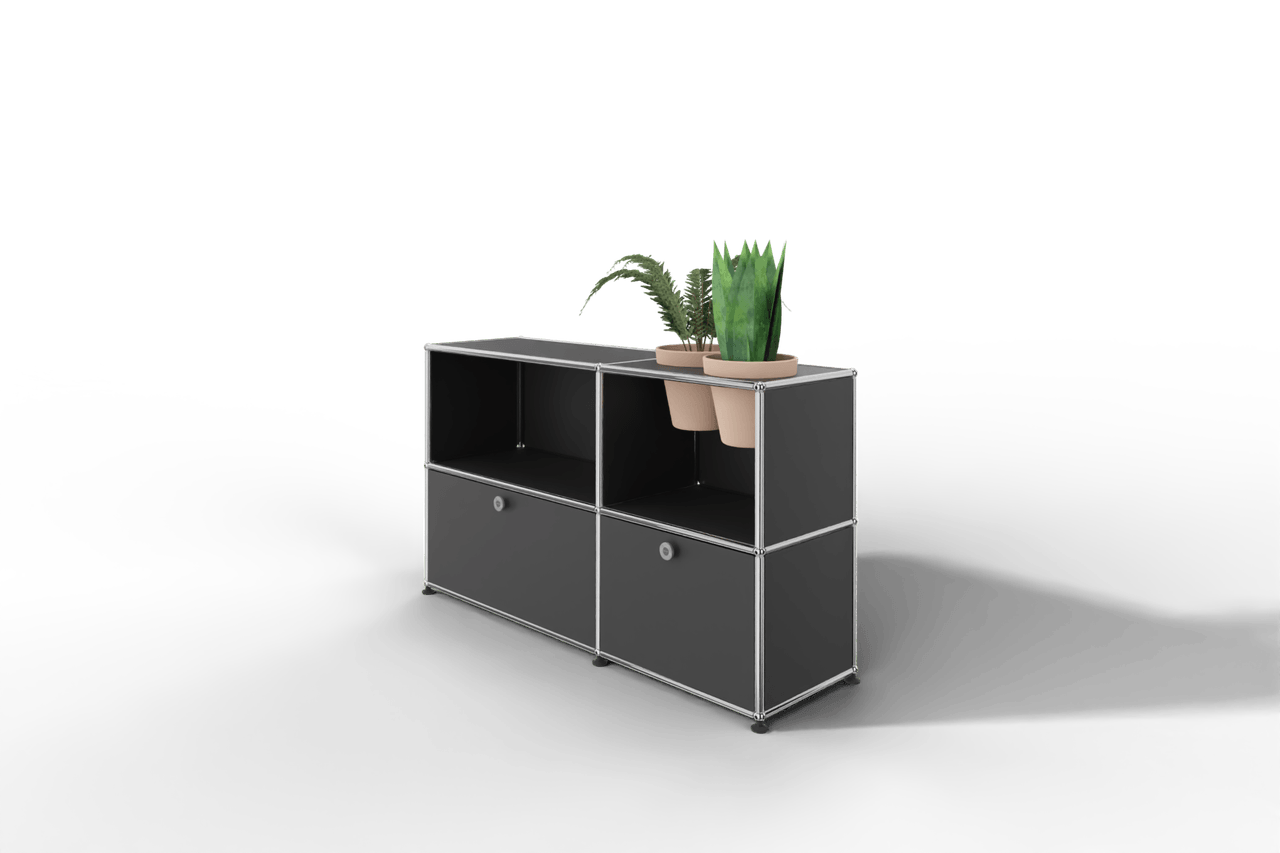 USM Haller Sideboard mit Klapptüren und Pflanzeneinsatz Produktbild