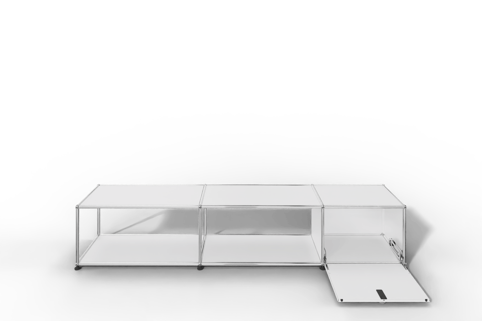 USM Haller Lowboard, mit 1 Klapptüre, von Paul Schärer & Fritz Haller Produktbild