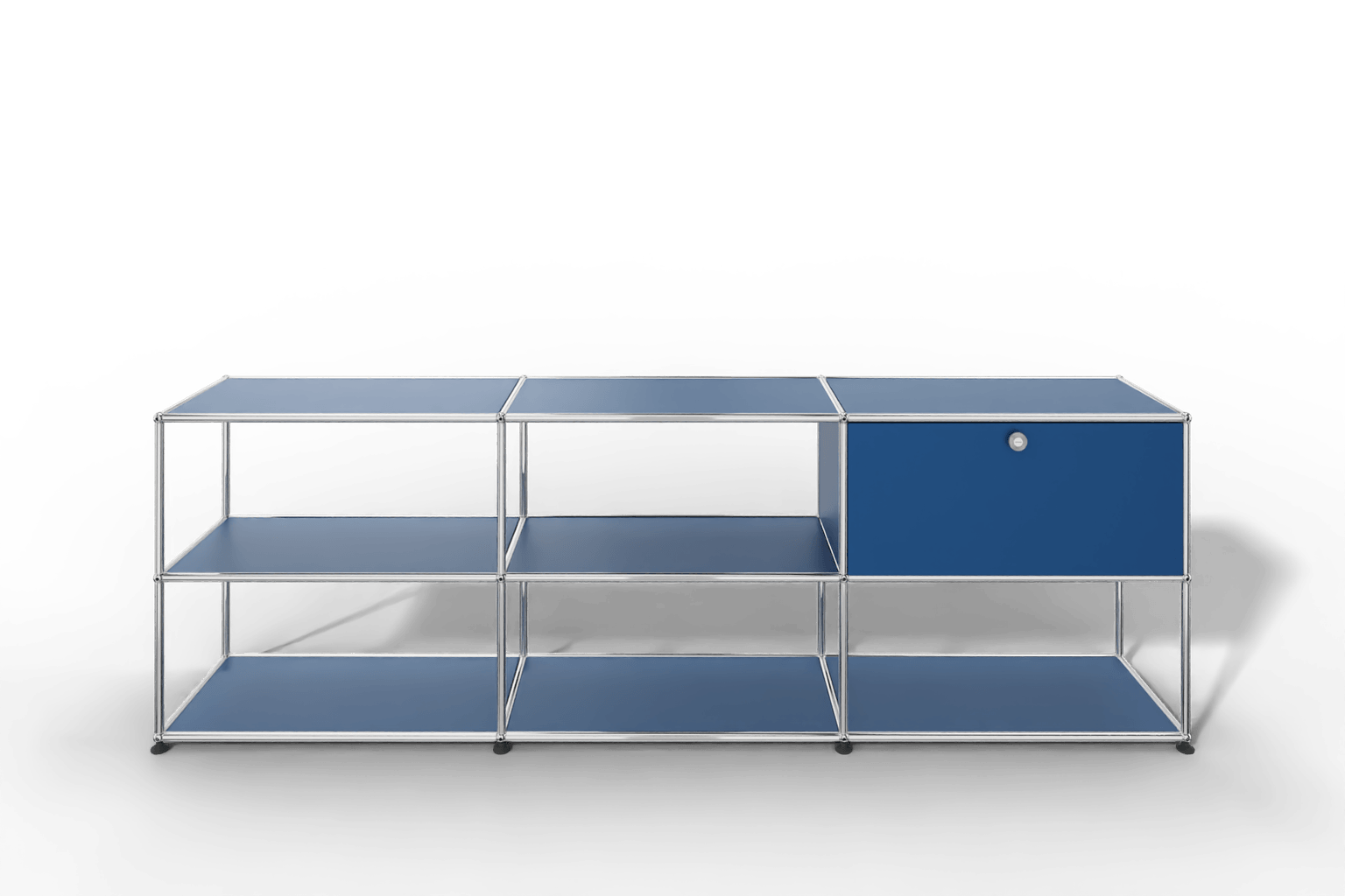 USM Haller Sideboard offen mit einer Klapptüre Produktbild
