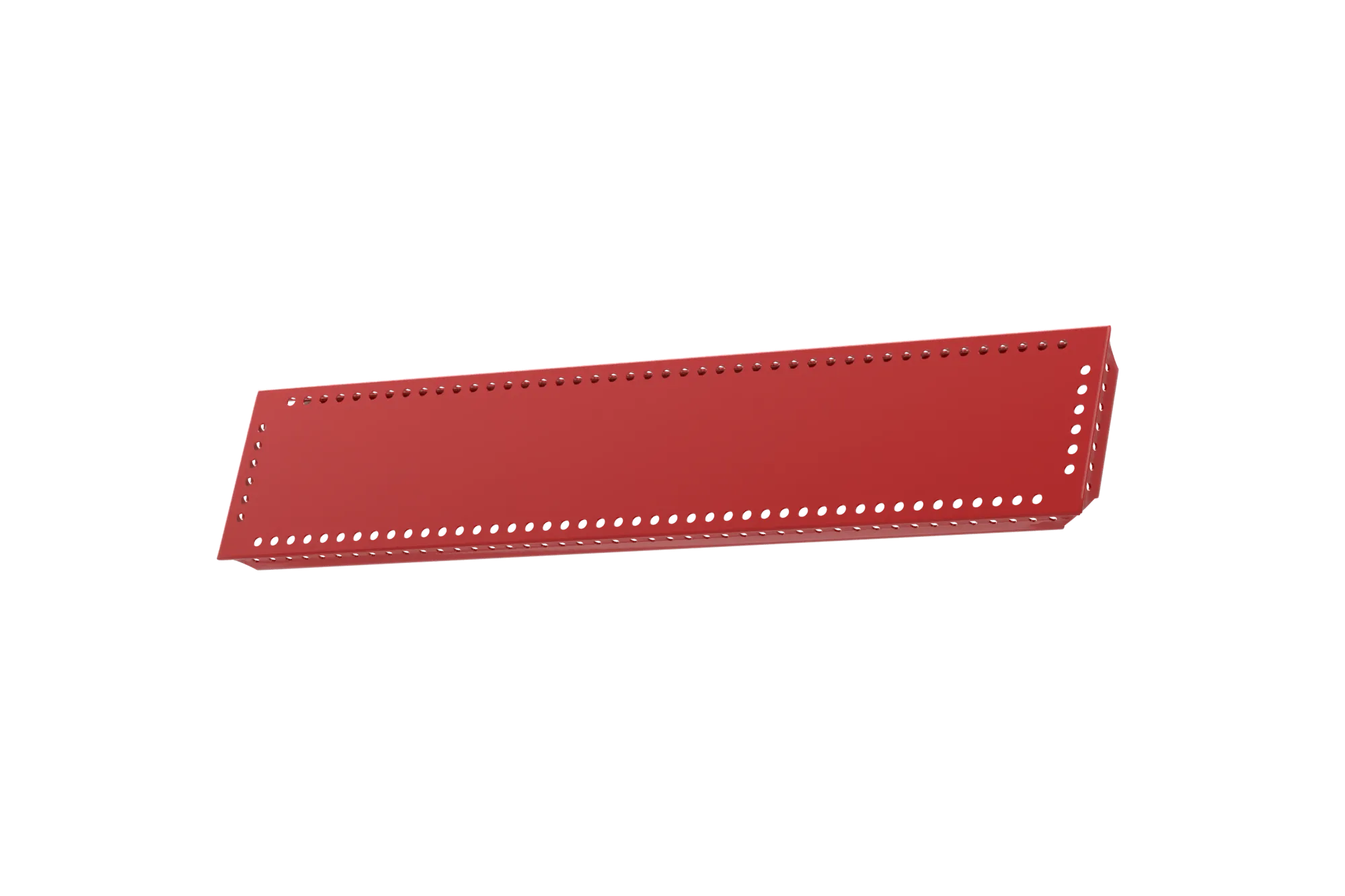 USM Haller Tablar Gelocht Rubinrot 500x100 Produktbild