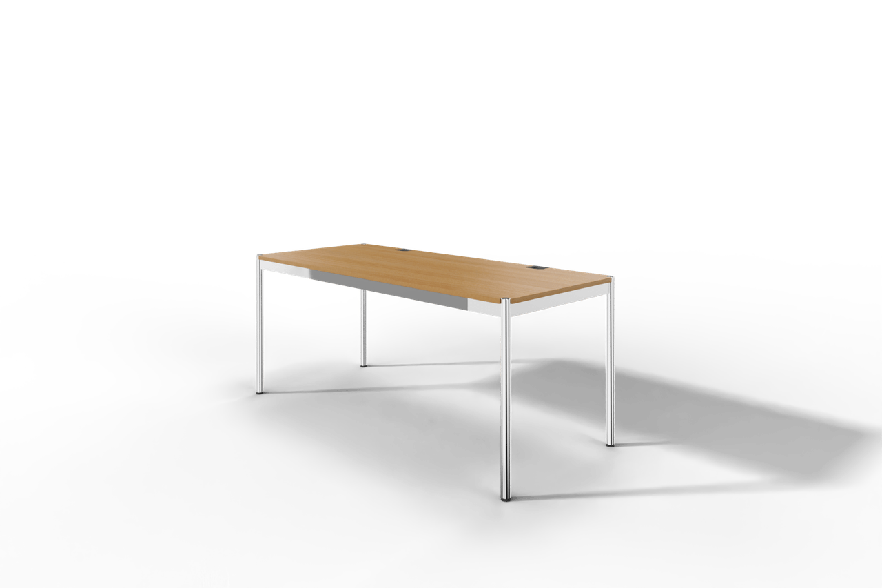 USM Haller Tisch Plus,Tiefe 750 mm, Oberfläche Holz furniert Produktbild