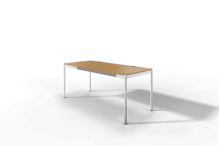 USM Haller Tisch Plus,Tiefe 750 mm, Oberfläche Holz furniert Produktbild