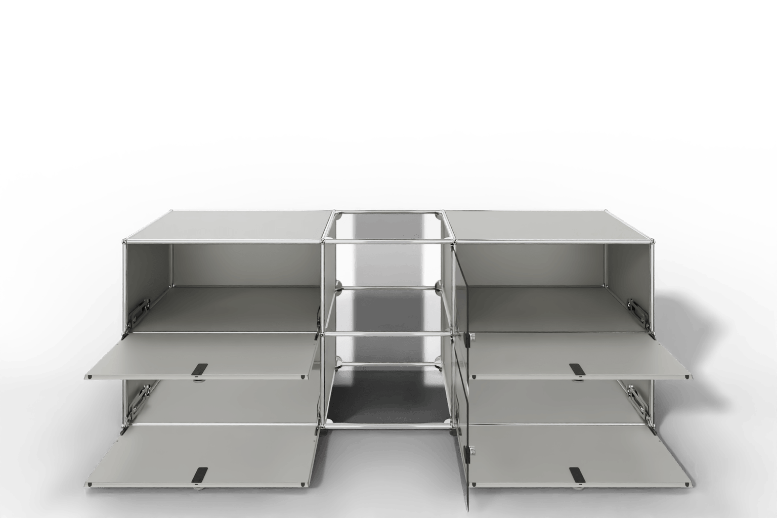 USM Haller Sideboard mit Vitrinen-Element Produktbild