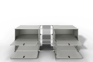 USM Haller Sideboard mit Vitrinen-Element Produktbild