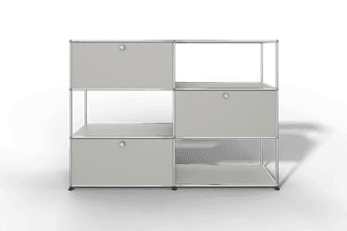 USM Haller Highboard/Raumteiler, 3 offene Elemente, 3 Klapptüren Produktbild