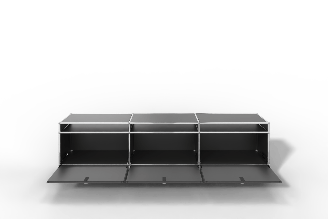 USM Haller TV-Lowboard, von Paul Schärer & Fritz Haller Produktbild