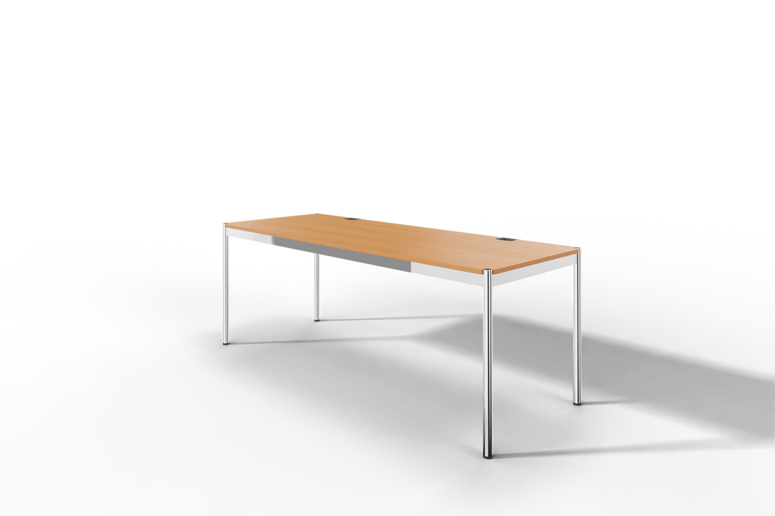 USM Haller Tisch Plus,Tiefe 750 mm, Oberfläche Holz furniert Produktbild