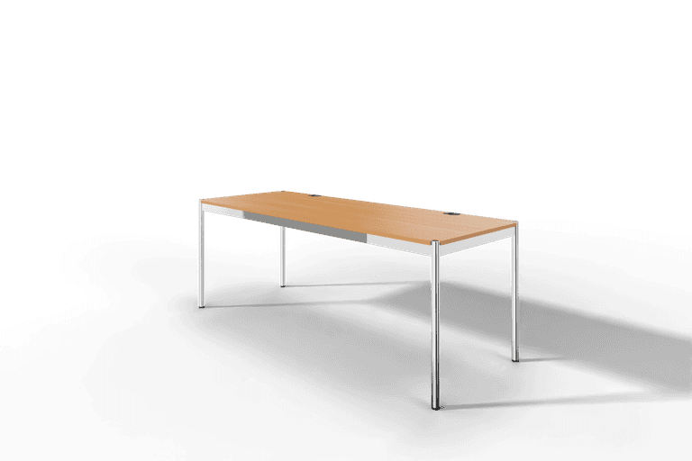 USM Haller Tisch Plus,Tiefe 750 mm, Oberfläche Holz furniert Produktbild