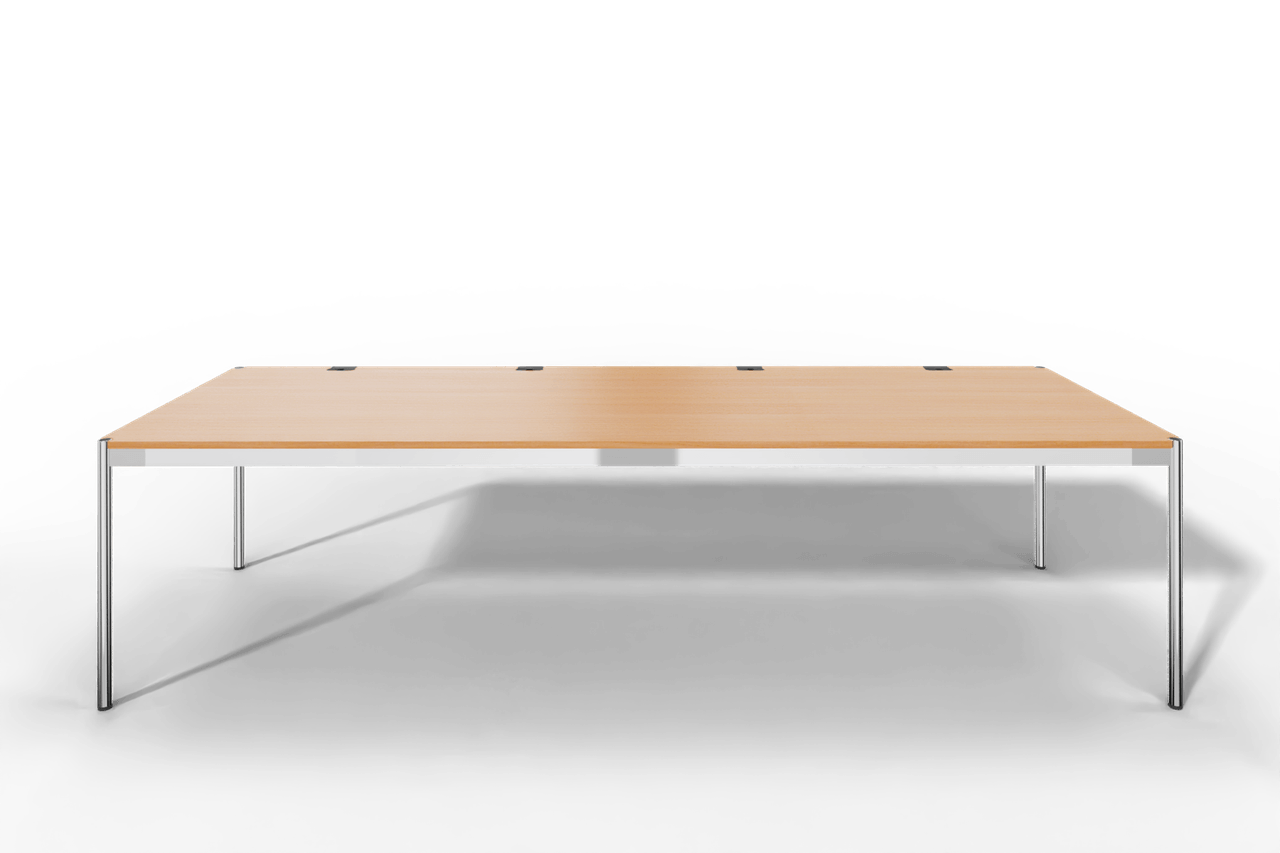 USM Haller Tisch Plus,Tiefe 1000 mm, Oberfläche Holz furniert Produktbild