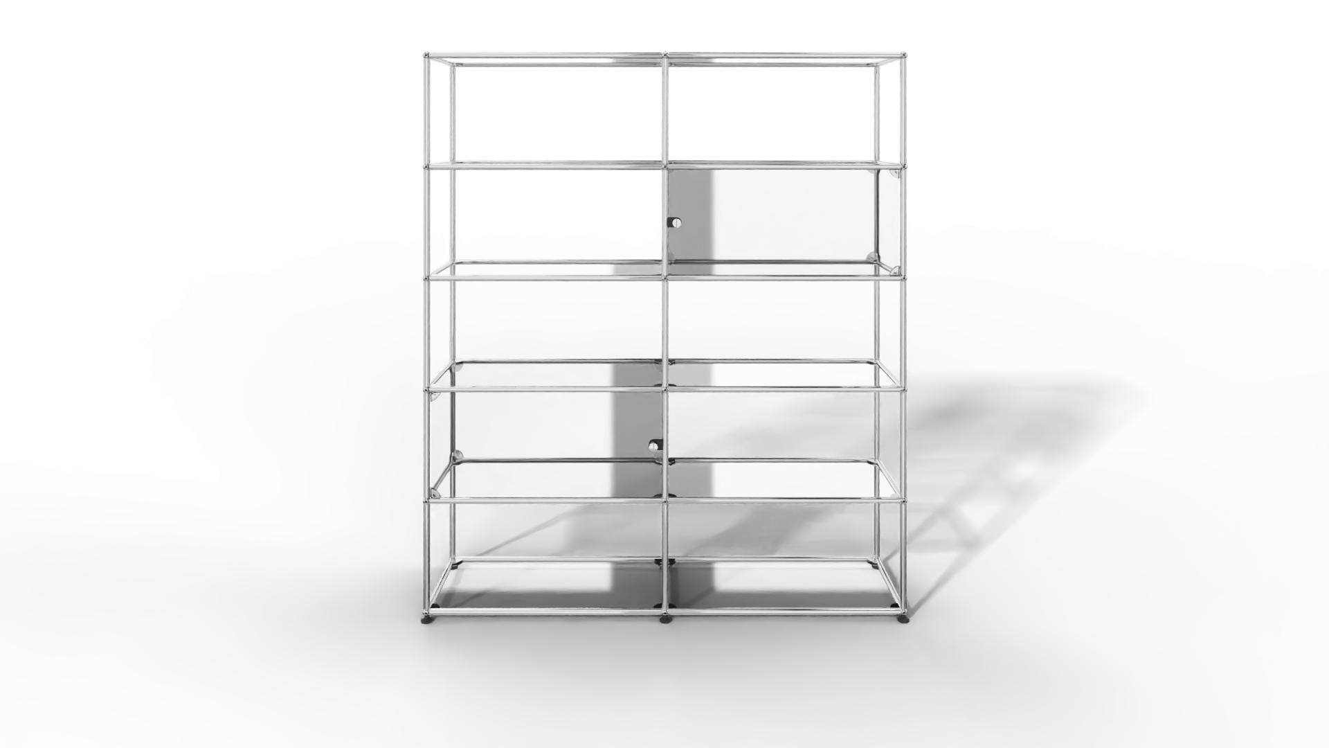 USM Haller Glasvitrine mit 2 Glastüren Produktbild