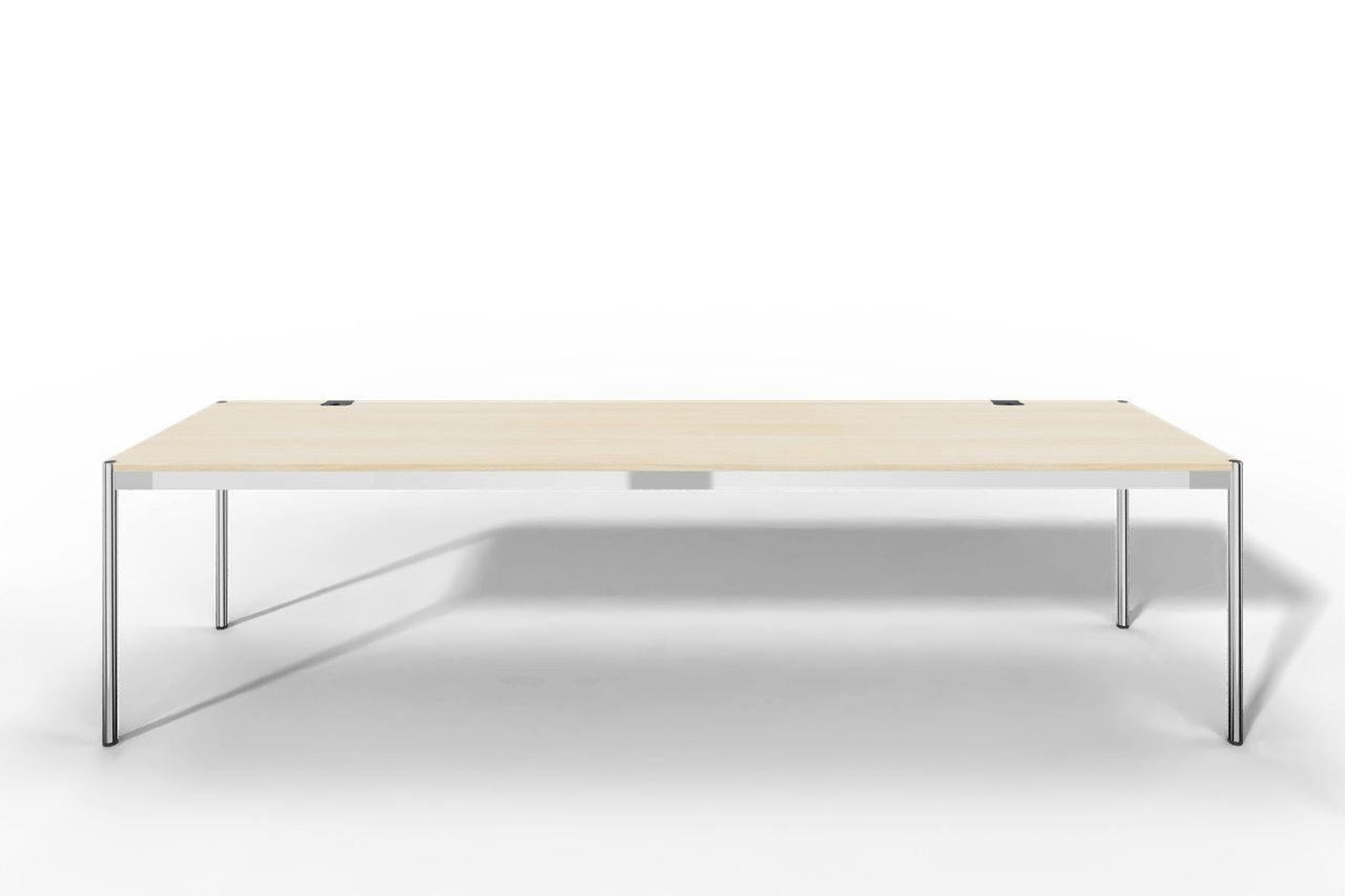 USM Haller Tisch Plus,Tiefe 750 mm, Oberfläche Holz furniert Produktbild