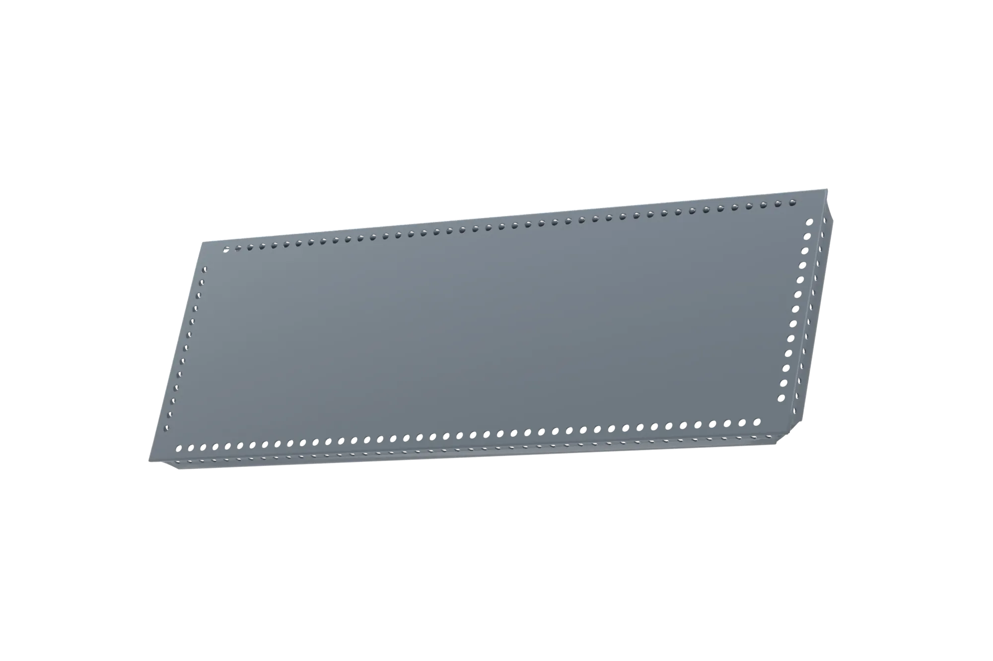 USM Haller Tablar Gelocht Anthrazitgrau 500x175 Produktbild