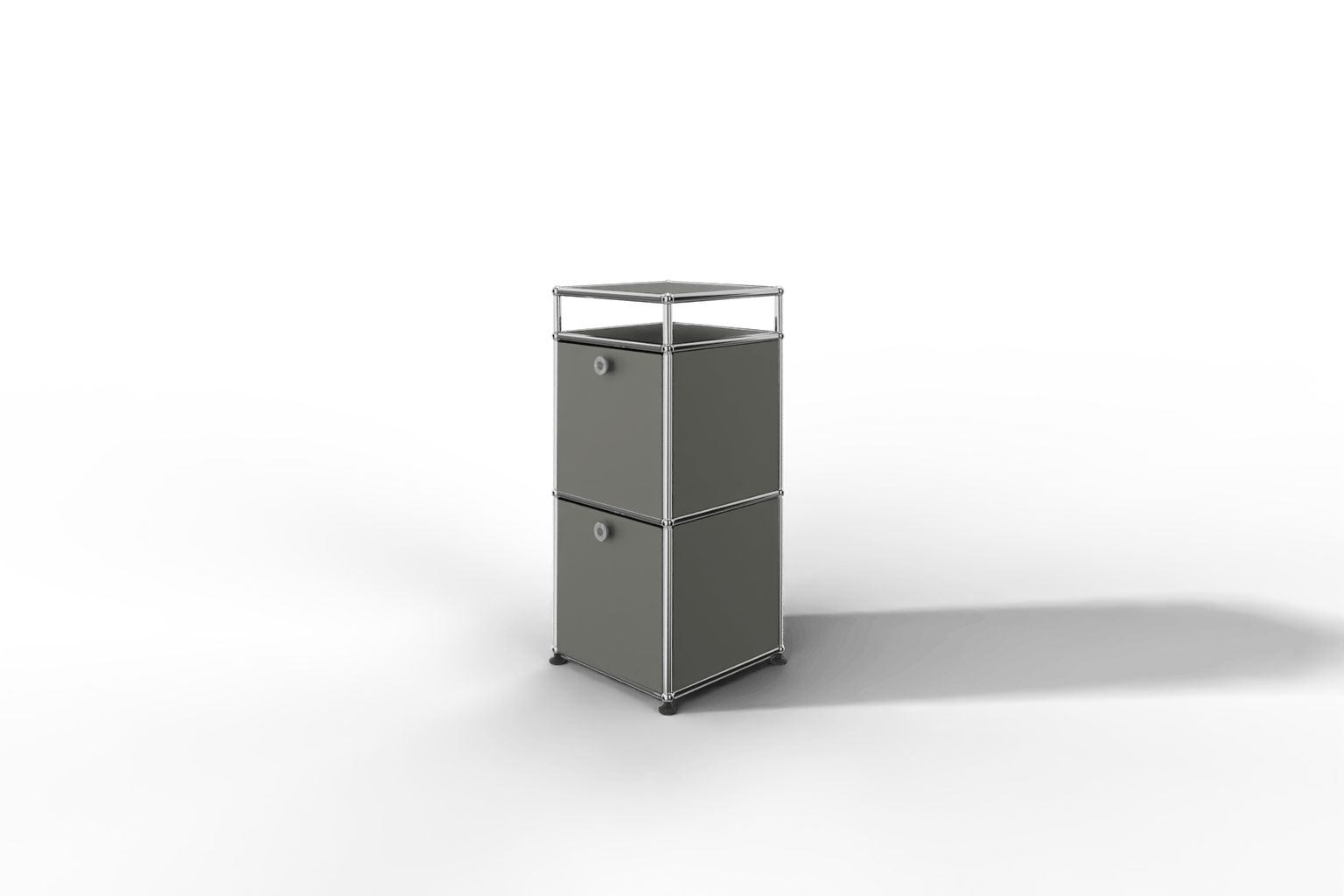 Schmales Highboard mit 2 Klapptüren Produktbild