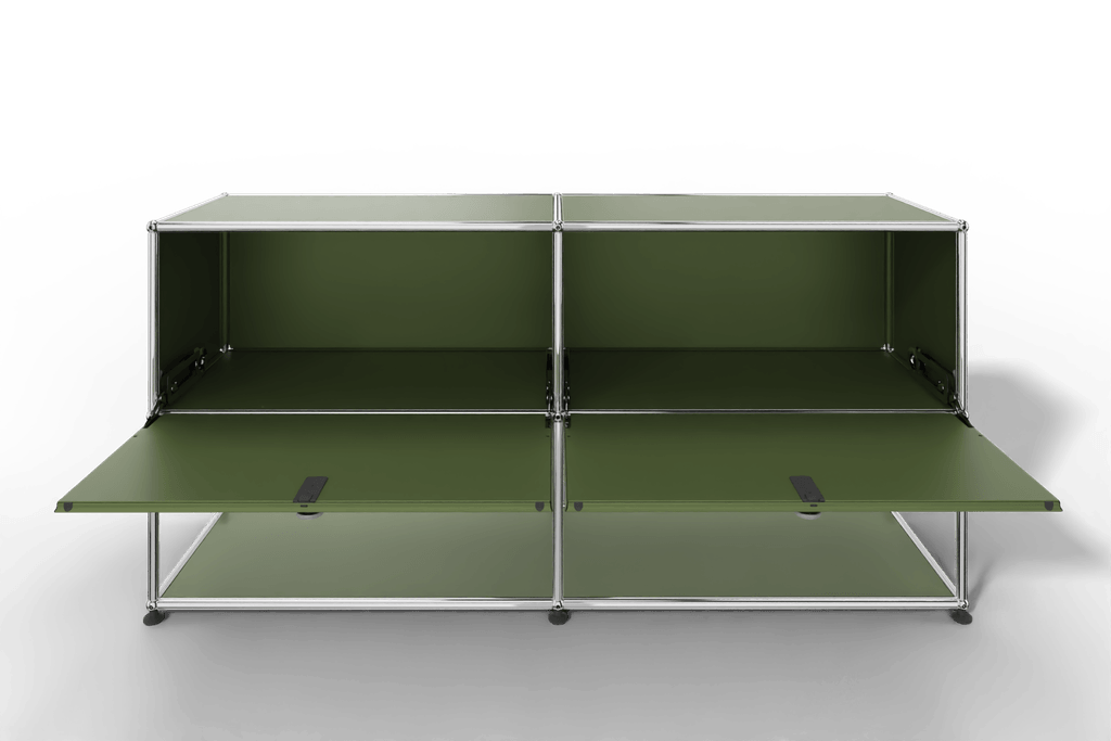 USM Haller Sideboard, 2 Klapptüren, untere Ebene offen Produktbild