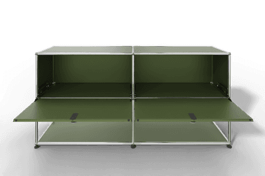 USM Haller Sideboard, 2 Klapptüren, untere Ebene offen Produktbild
