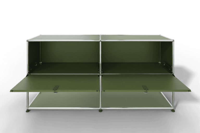 USM Haller Sideboard, 2 Klapptüren, untere Ebene offen Produktbild