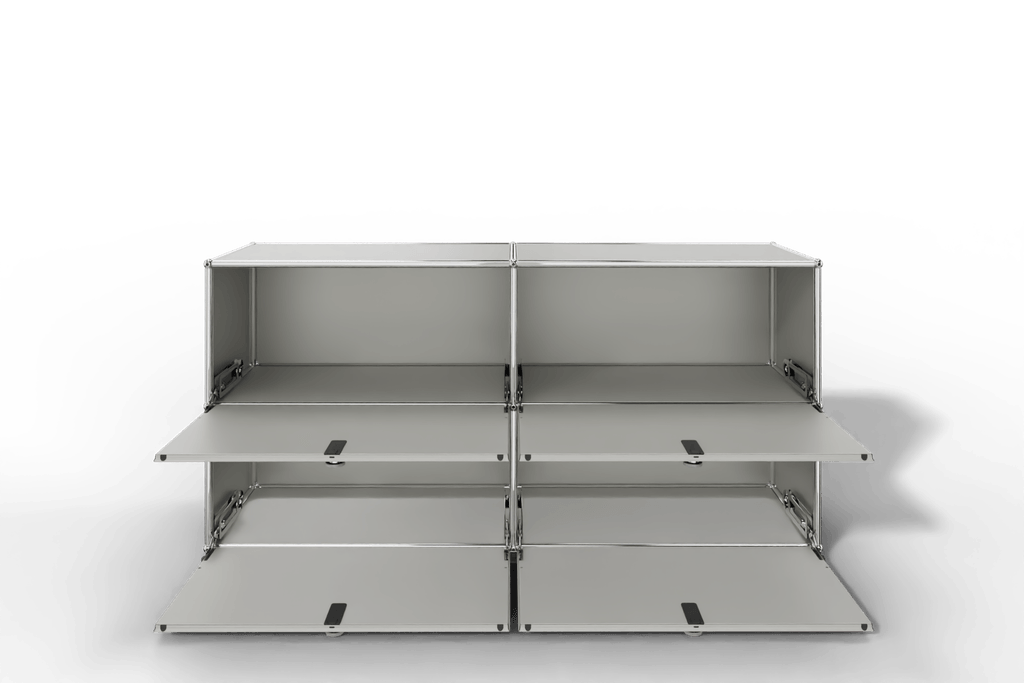 Farbe wählbar - USM Haller Sideboard, mit 4 Klapptüren Produktbild