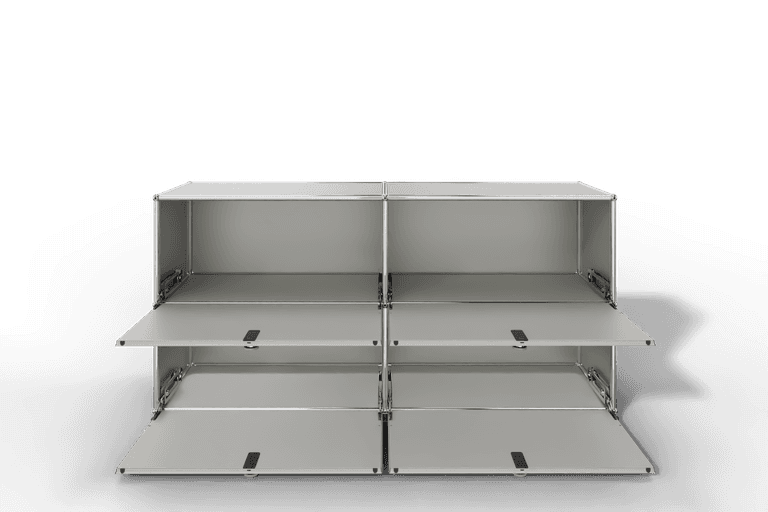 Farbe wählbar - USM Haller Sideboard, mit 4 Klapptüren Produktbild