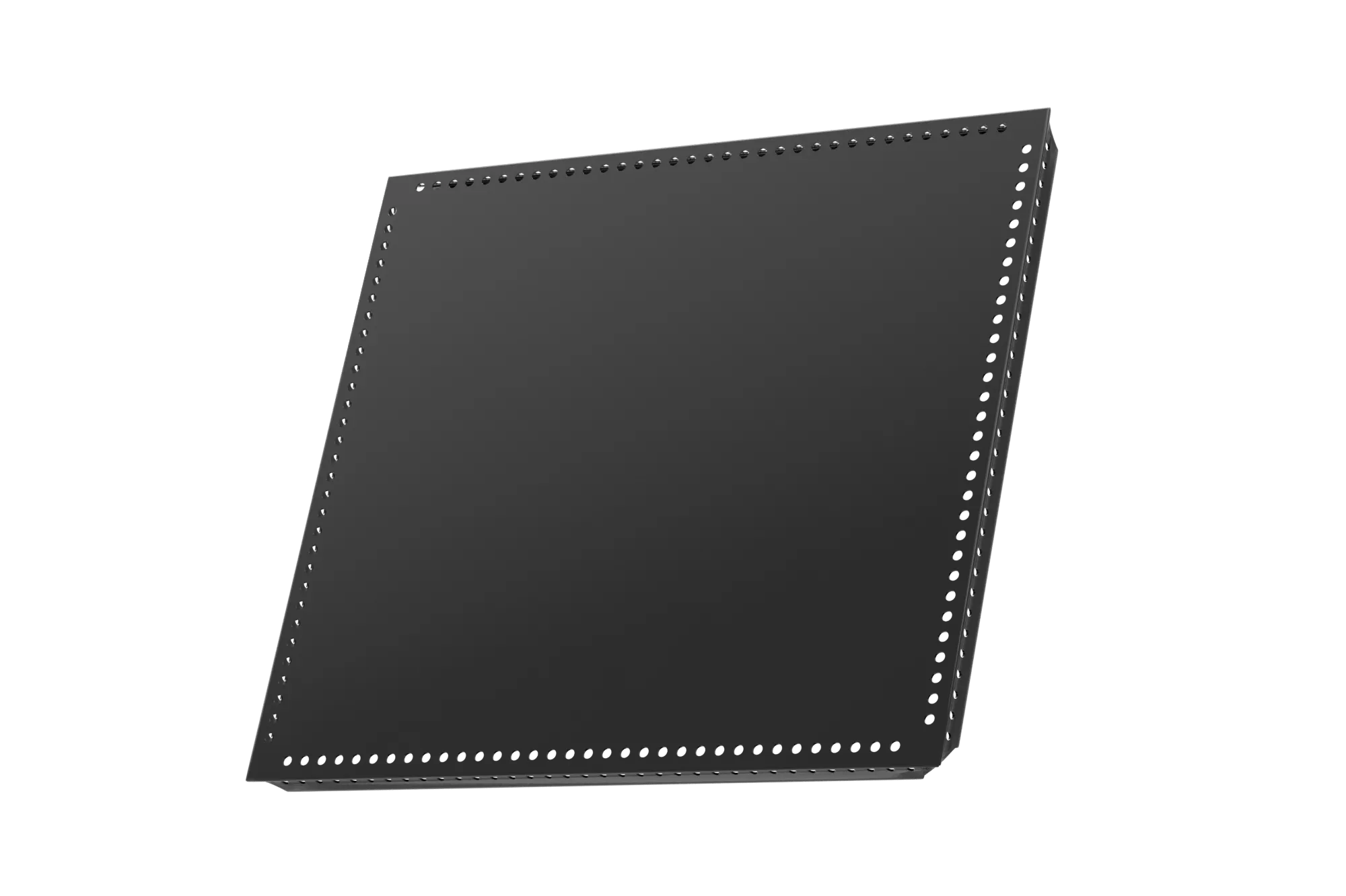 USM Haller Tablar Gelocht Graphitschwarz 395x350 Produktbild