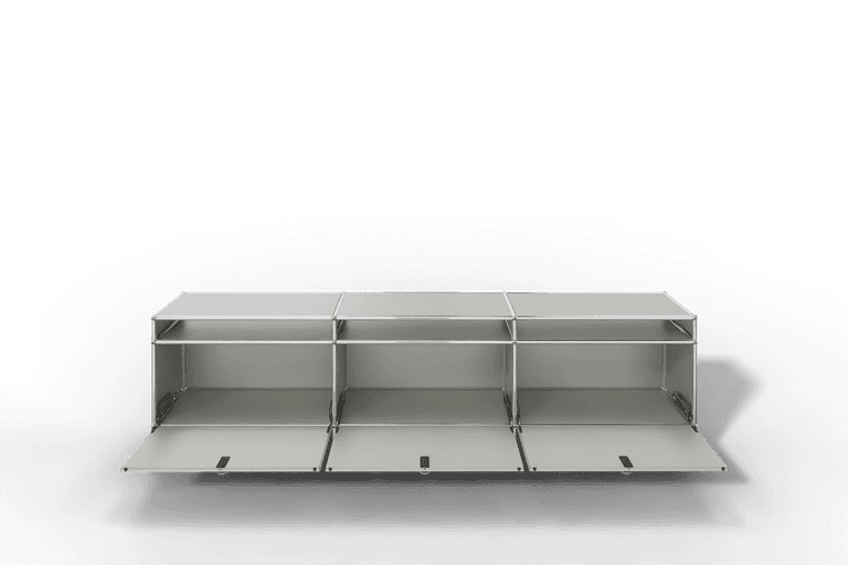 USM Haller TV-Lowboard, von Paul Schärer & Fritz Haller Produktbild