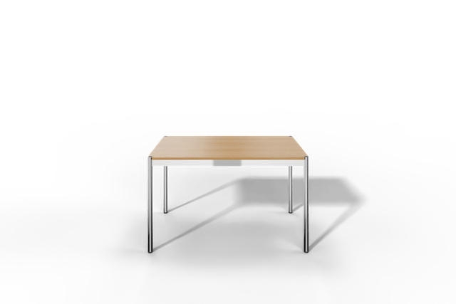 USM Haller Tisch, Tiefe 750 mm, Holz furniert, geölt / lackiert, Oberfläche wählbar, Länge wählbar