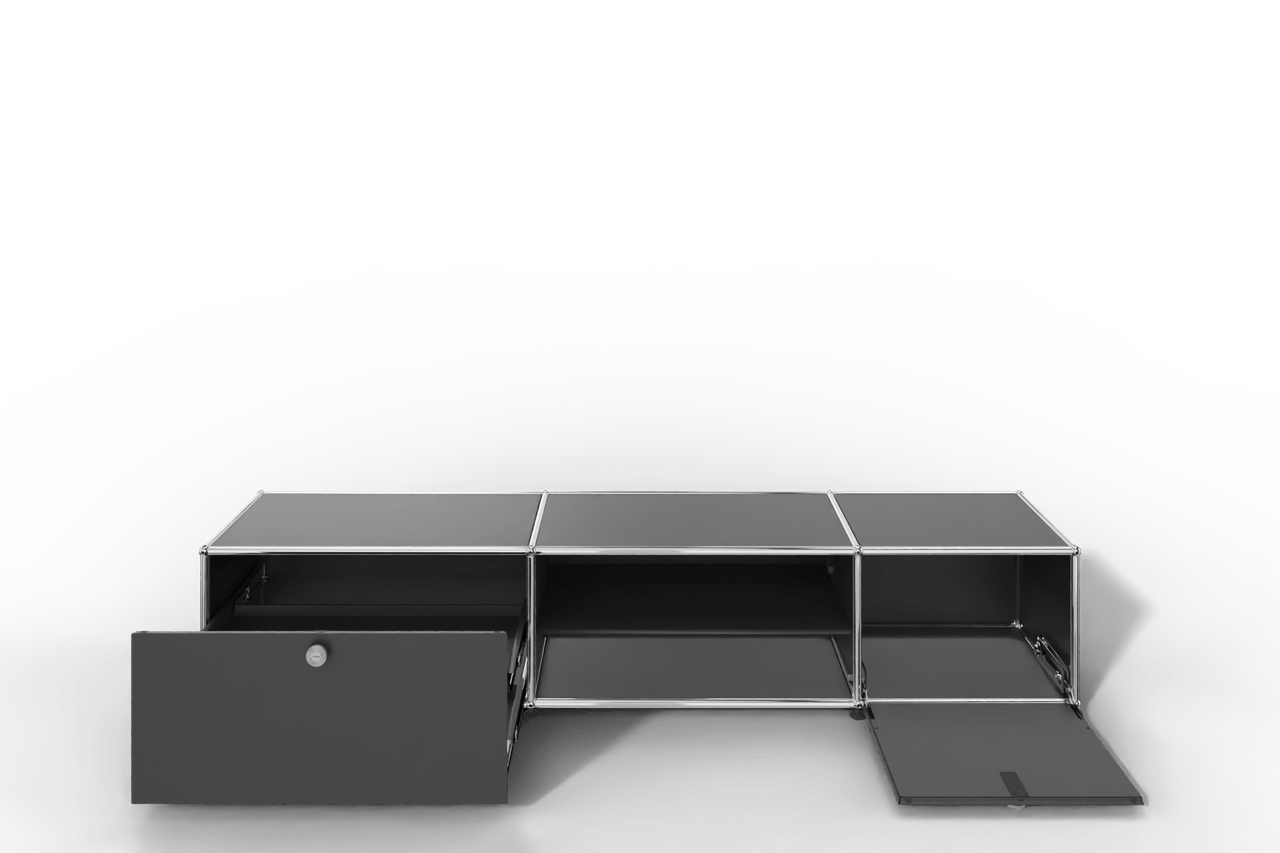 USM Haller TV-Lowboard mit Schublade und Klapptür Produktbild