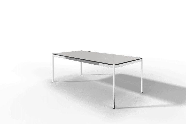 USM Haller Tisch Plus,Tiefe 1000 mm, Oberfläche Kunstharz Produktbild