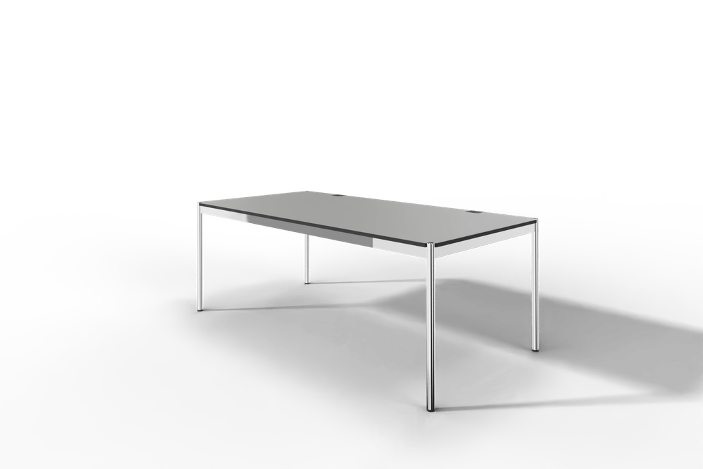 USM Haller Tisch Plus,Tiefe 1000 mm, Oberfläche Kunstharz Produktbild