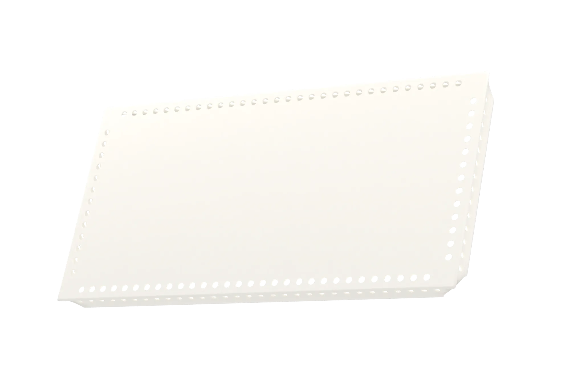 USM Haller Tablar Gelocht Reinweiß 175x350 Produktbild
