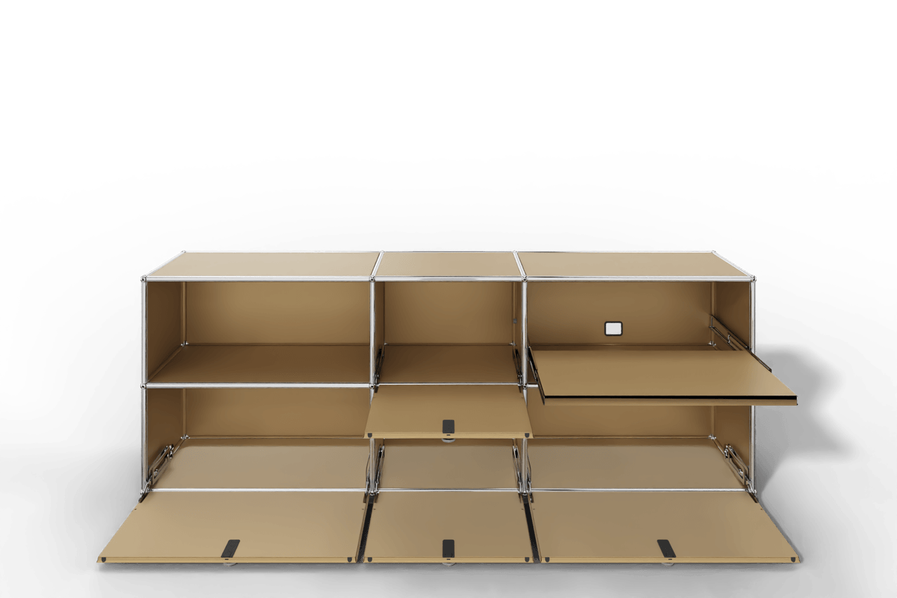 USM Haller Sideboard, 4 Klapptüren, 1 Ausziehtablar Produktbild