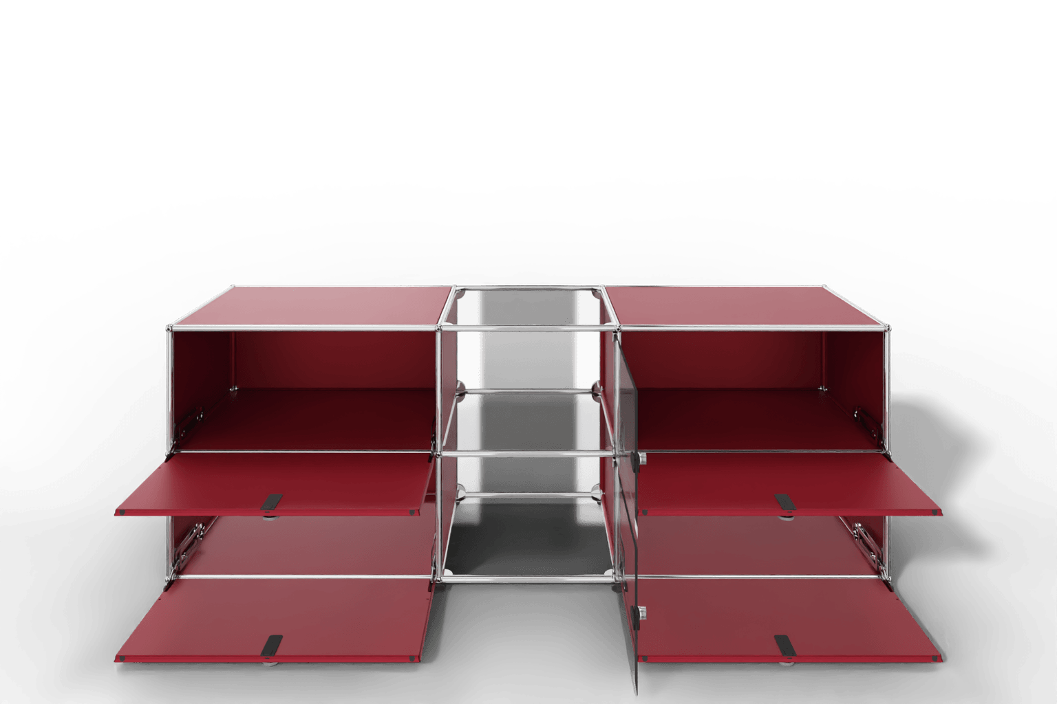 USM Haller Sideboard mit Vitrinen-Element Produktbild