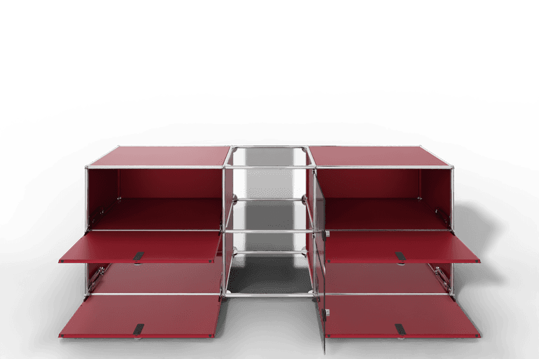 USM Haller Sideboard mit Vitrinen-Element Produktbild