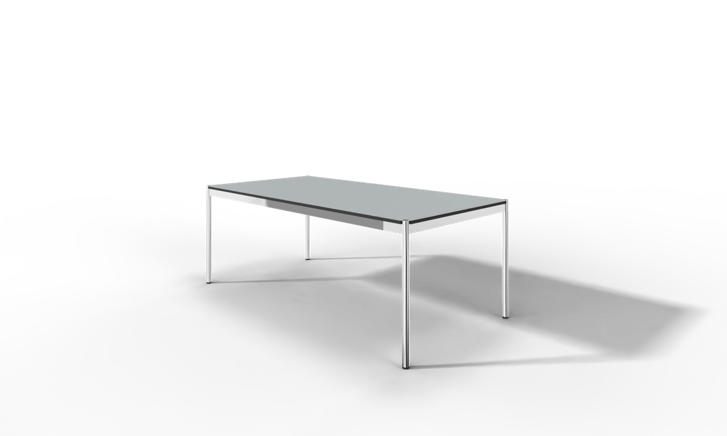 USM Haller Tisch, Tiefe 1000 mm, Linoleum beschichtet, aus 5 Farben wählbar, Tischlänge wählbar Produktbild