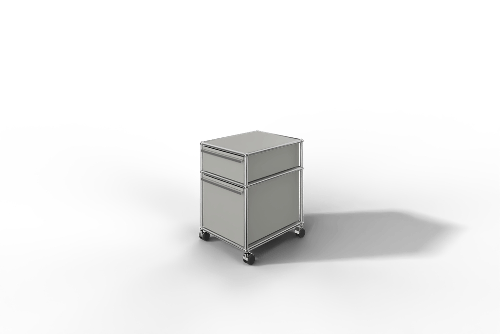 USM Haller Rollcontainer mit Hängeregistratur, wahlweise abschließbar. 14 Farben konfigurierbar. Produktbild