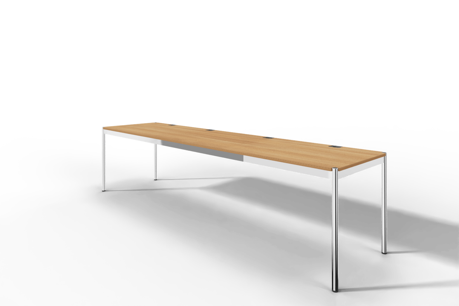 USM Haller Tisch Plus,Tiefe 750 mm, Oberfläche Holz furniert Produktbild