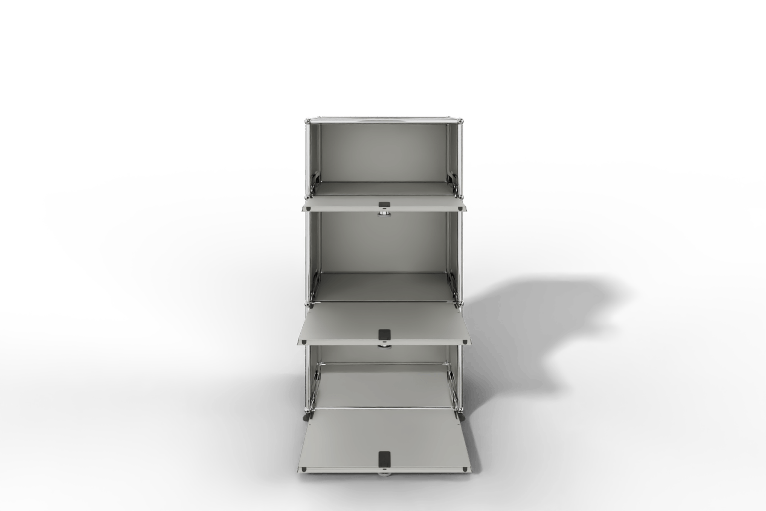 USM Haller schmales Highboard mit 3 Klapptüren. Produktbild