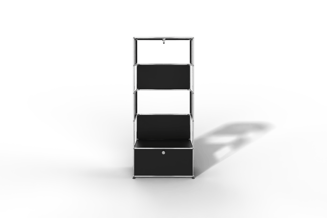 USM Haller Garderobe, 750 mm breit, mit Klapptüre