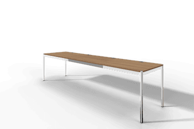 USM Haller Tisch Plus,Tiefe 750 mm, Oberfläche Holz furniert Produktbild