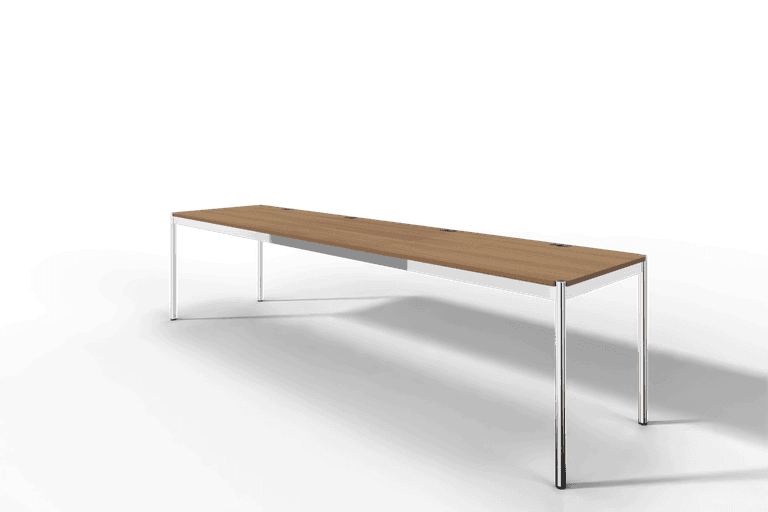 USM Haller Tisch Plus,Tiefe 750 mm, Oberfläche Holz furniert Produktbild