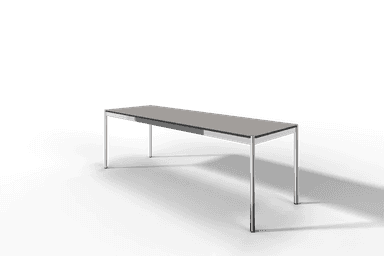 USM Haller Tisch, Tiefe 750 mm, in Fenix, aus 3 Farben wählbar, Tischlänge wählbar Produktbild