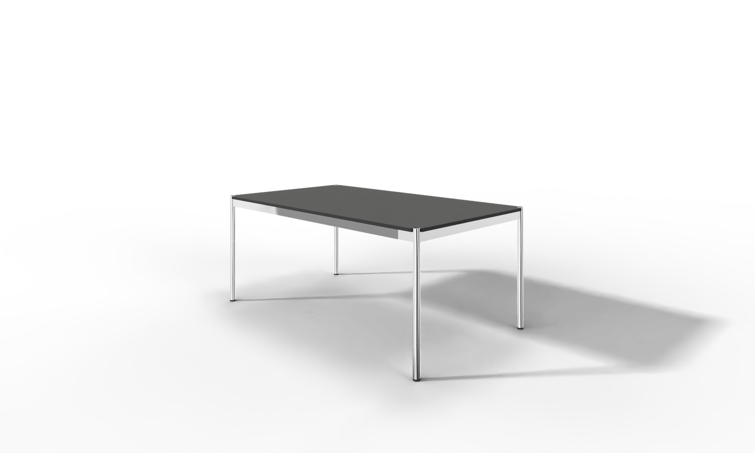 USM Haller Tisch, Tiefe 1000 mm, Linoleum beschichtet, aus 5 Farben wählbar, Tischlänge wählbar Produktbild