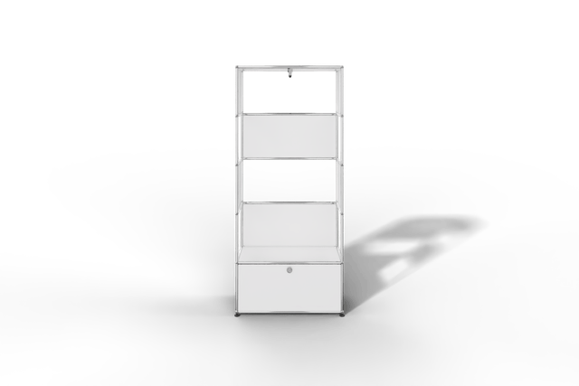 USM Haller Garderobe, 750 mm breit, mit Klapptüre
