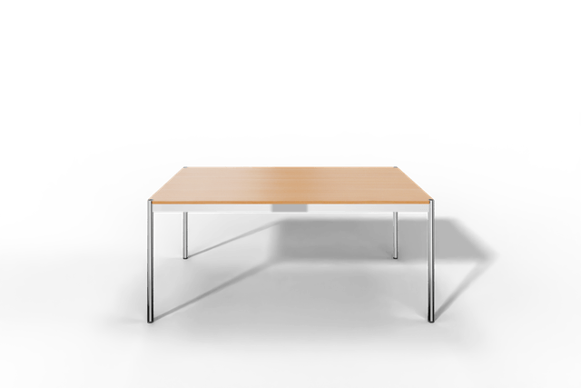 USM Haller Tisch, Tiefe 1000 mm, Holz furniert, geölt / lackiert, Oberfläche wählbar, Länge wählbar