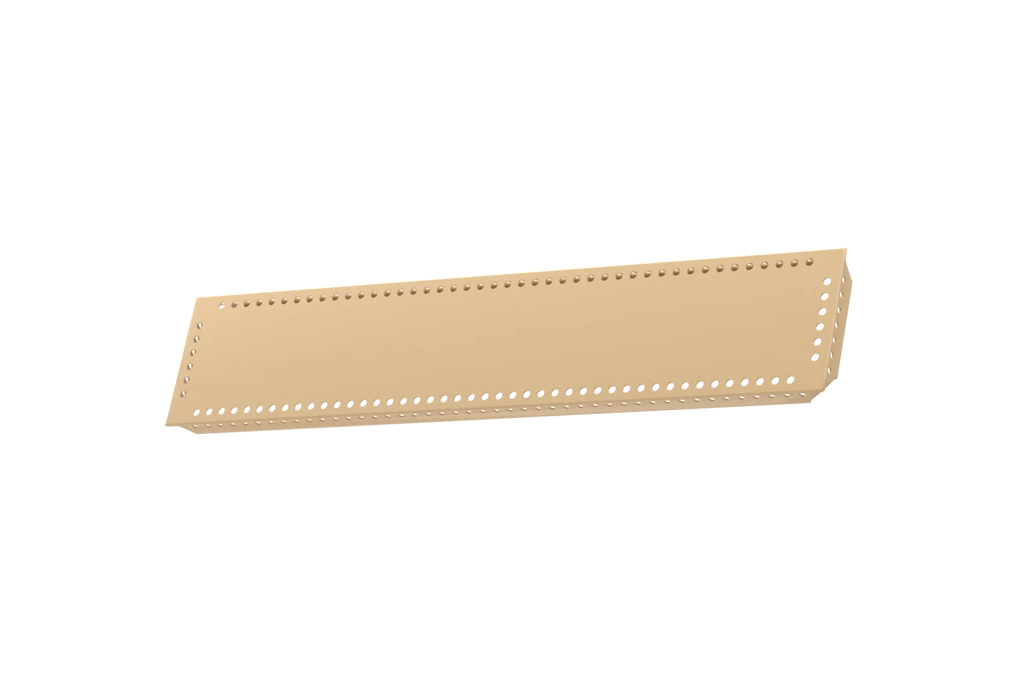 USM Haller Tablar Gelocht Beige 500x100 Produktbild