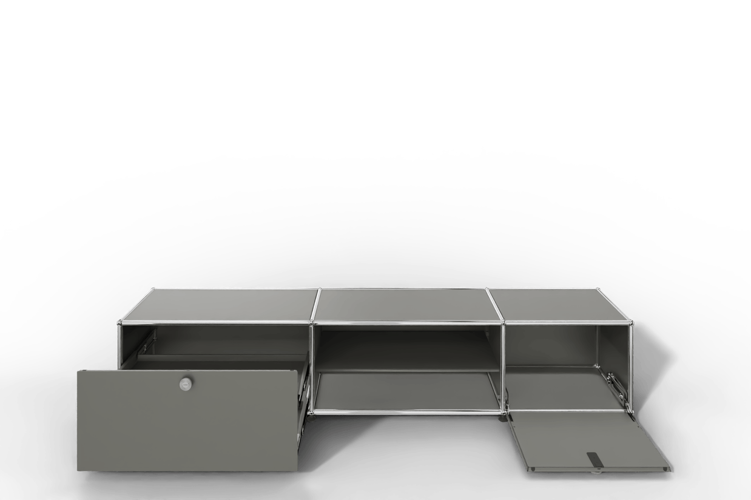 USM Haller TV-Lowboard mit Schublade und Klapptür Produktbild