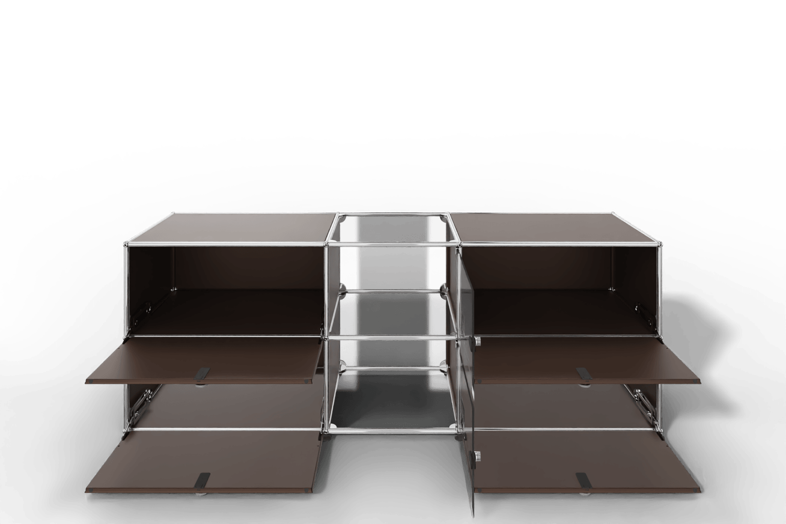 USM Haller Sideboard mit Vitrinen-Element Produktbild