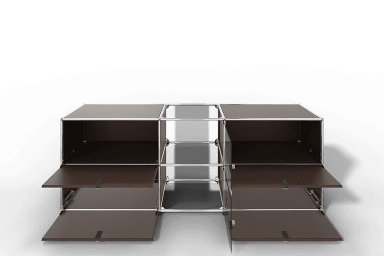 USM Haller Sideboard mit Vitrinen-Element Produktbild